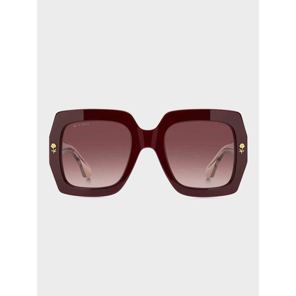 NEW!!! Etro ETRO0011/S 0LHF3X Burgundy Frame Women's Sunglasses Authentic - Picture 3 of 6